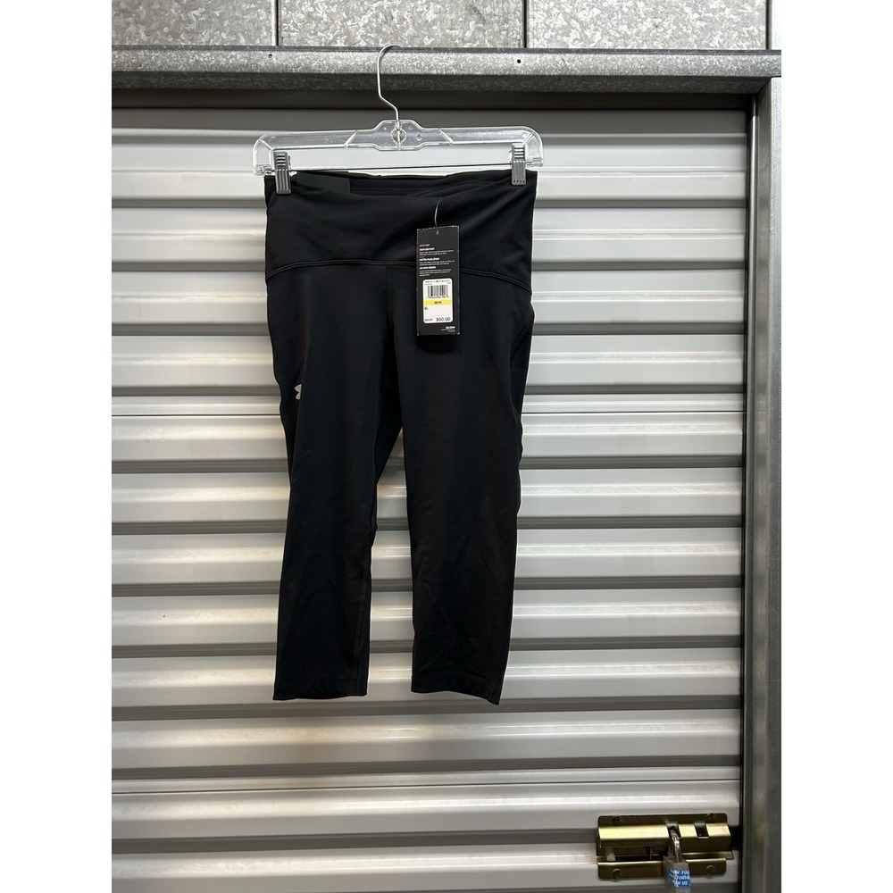 NWT Under Armour Womens Compression Pants Heat Gear Black Medium